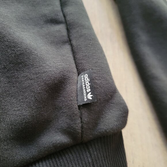 Adidas Skateboarding Black Box Logo Trefoil Hoodie Men’s Medium Fleece  Item Des - Picture 5 of 8